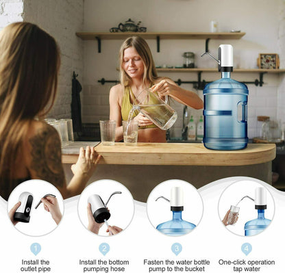 Automatic Wireless Water Bottle Can Dispenser Pump